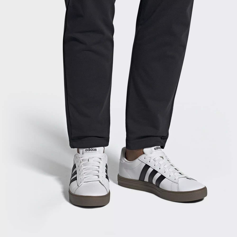Adidas Daily 2.0 Tenis Blancos Para Hombre (MX-66494)